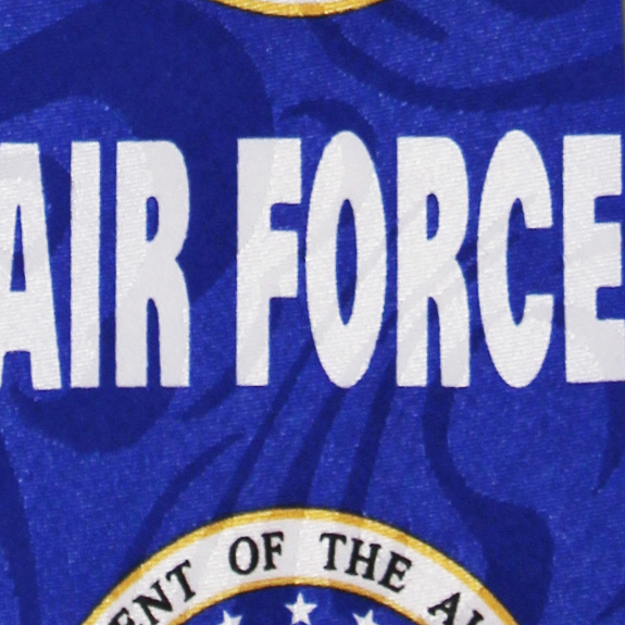 1528-100: Large Logo Air Force Ties Military Neckties by Steven Harris