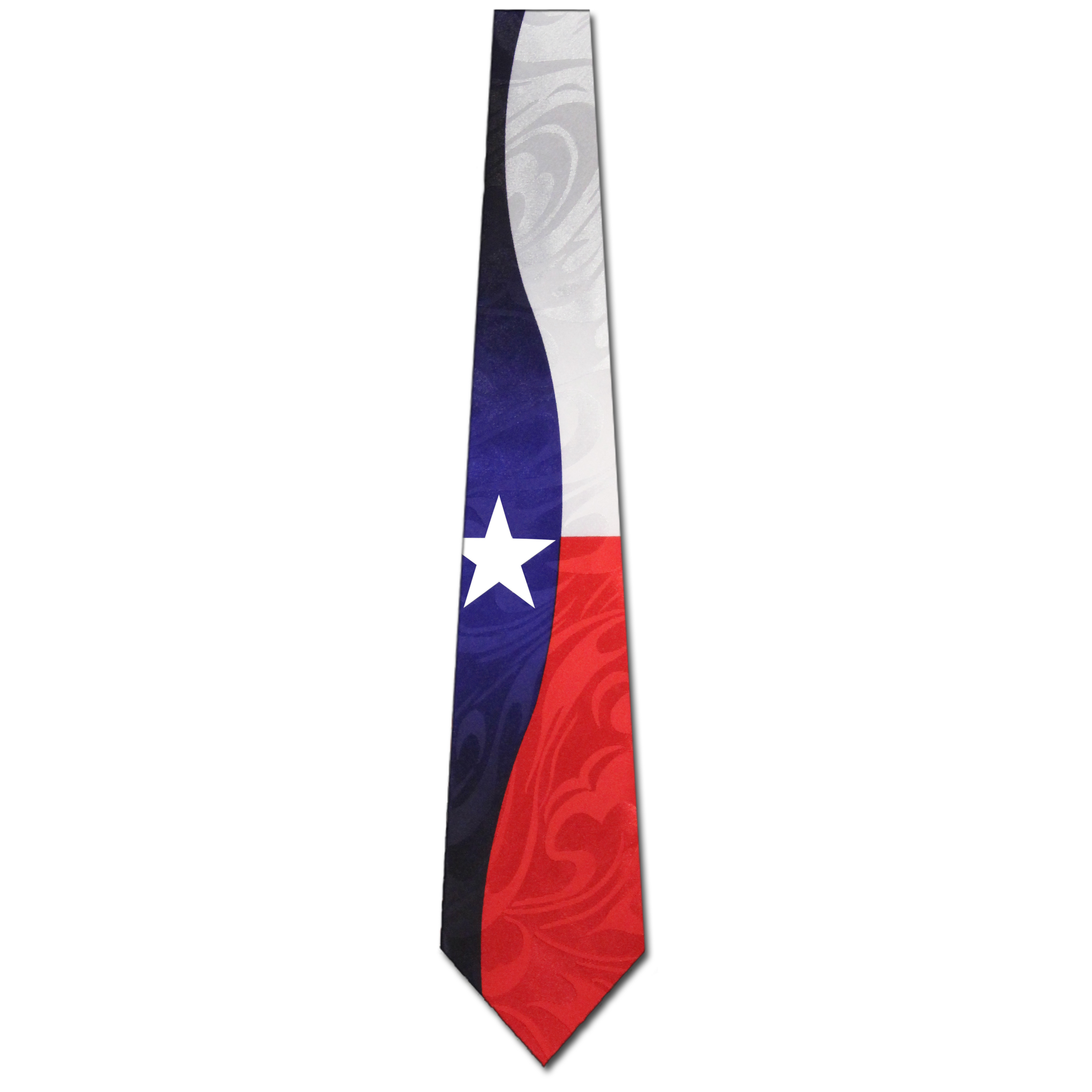 881-100: Texas Flag Ties Lone Star Flag Neckties by Steven Harris at Abcties.com