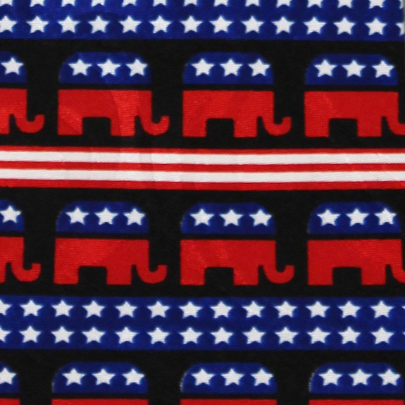 864-100: Republican Stripe Ties Black GOP Striped Neckties by Steven Harris