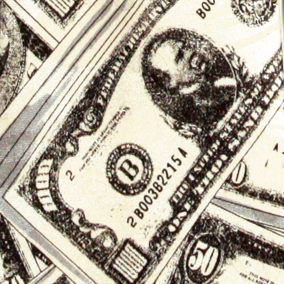 371-100: Money Ties Currency Dollar Neckties by Steven Harris