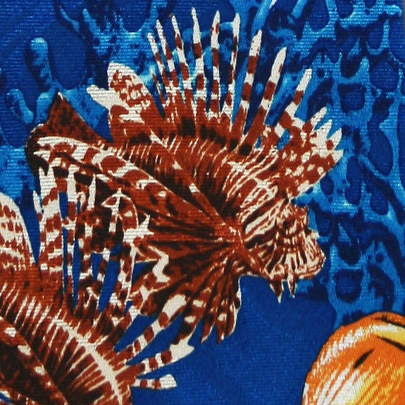 1073-100: Sea Life Neckties Aqua by Steven Harris Ties